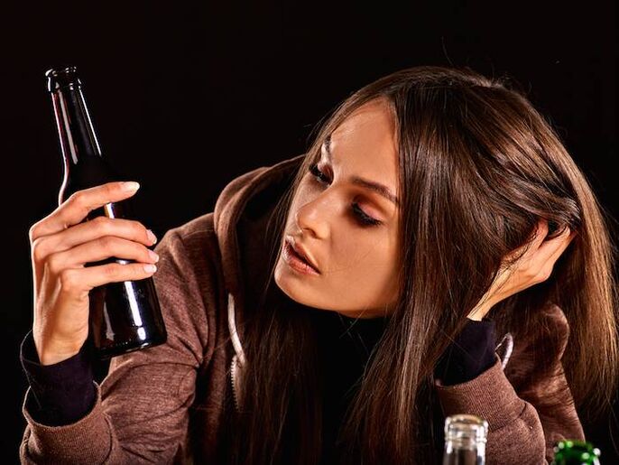 Dívka s láhve, jak se zbavit závislosti